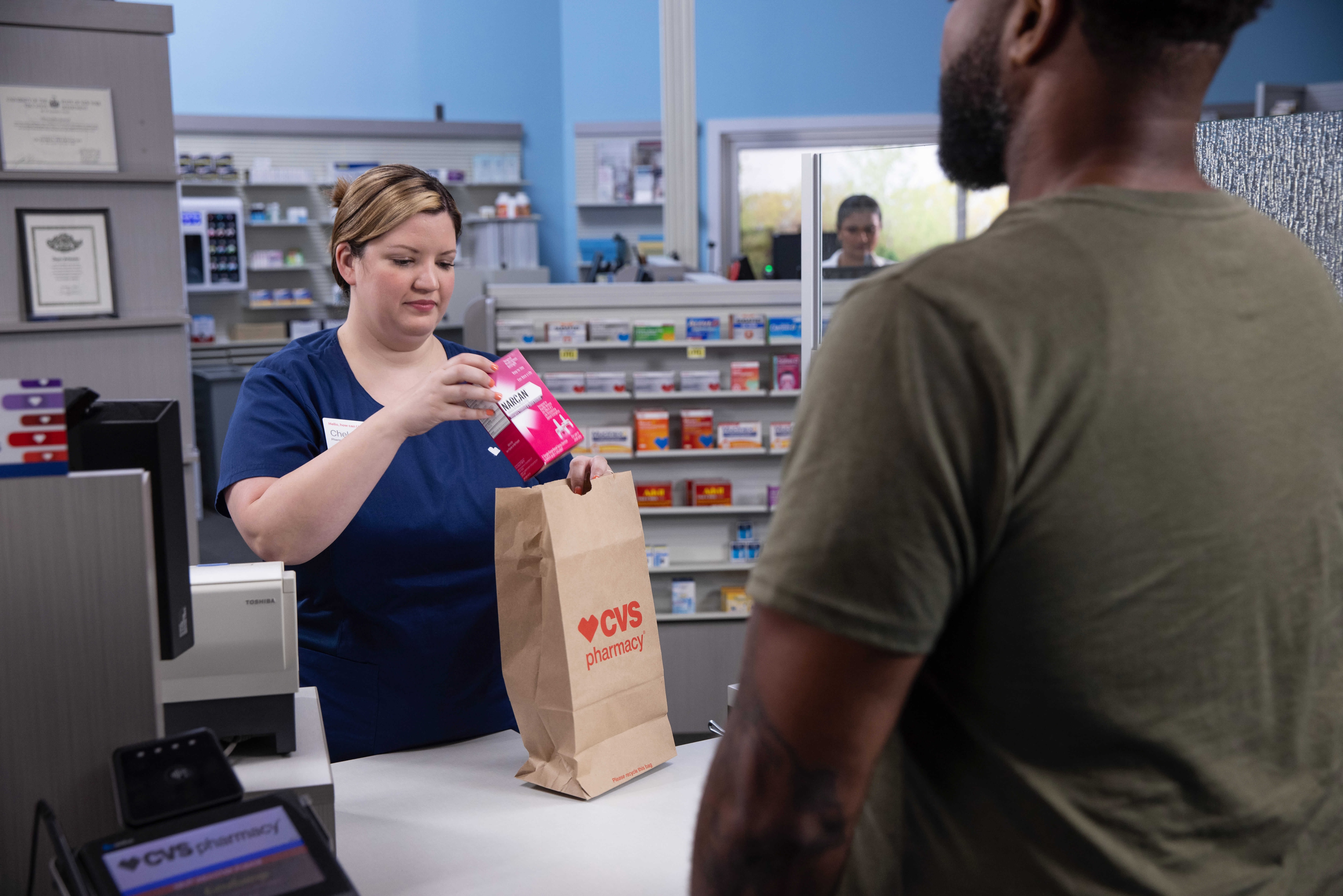OTC Narcan checkout at CVS Pharmacy